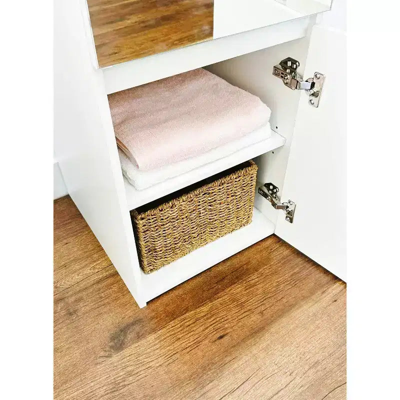 70.9 pulg. de alto x 17.72 pulg. de ancho Sistema de clóset de madera compuesto blanco para almacenamiento universal con contenedores de almacenamiento