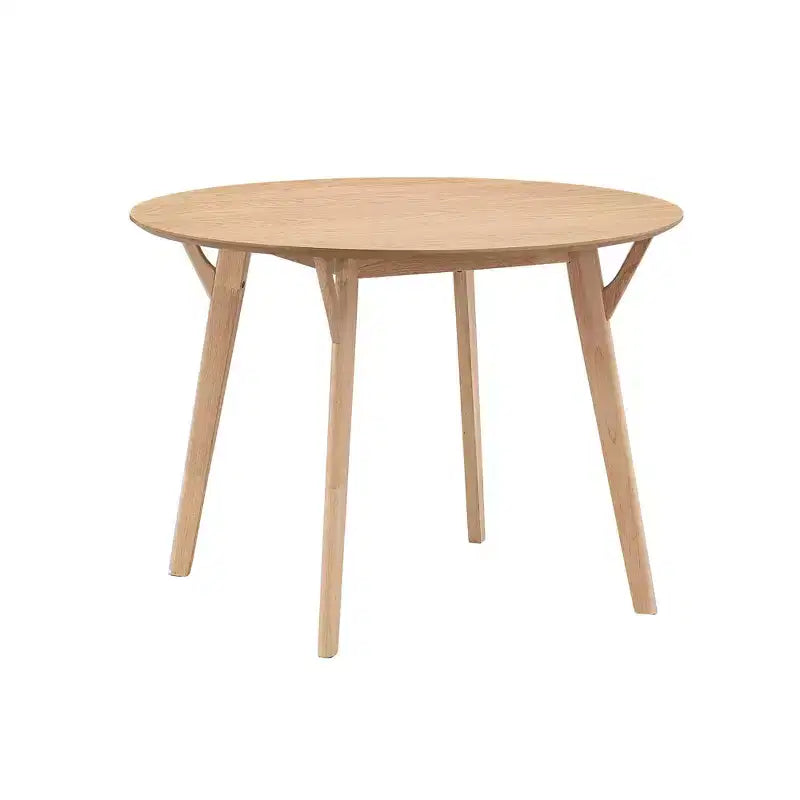 Mesa de Comedor Redonda Moderna de 42", Mesa de Cocina para 4 Personas, para Sala de Estar, Apartamento, Restaurante
