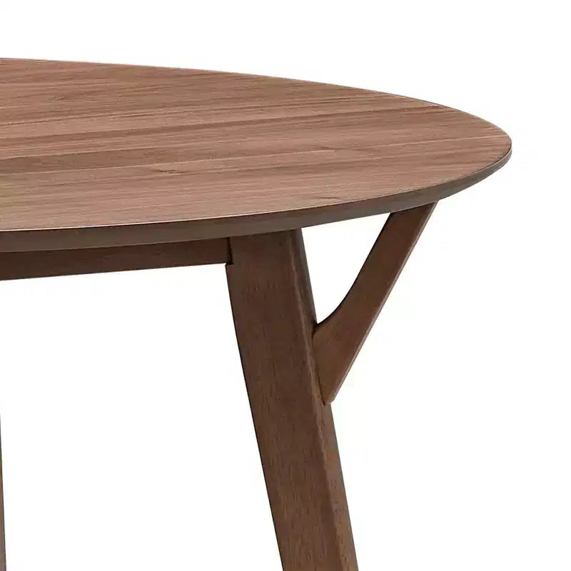 Mesa de Comedor Redonda Moderna de 42", Mesa de Cocina para 4 Personas, para Sala de Estar, Apartamento, Restaurante