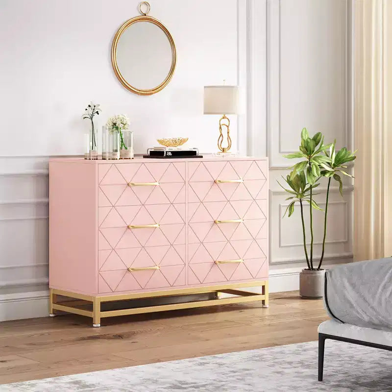 Tocadores de madera, cómodas con cajones, organizador de cómoda, cómoda para TV y mueble de almacenamiento, cómoda con cajones para dormitorio