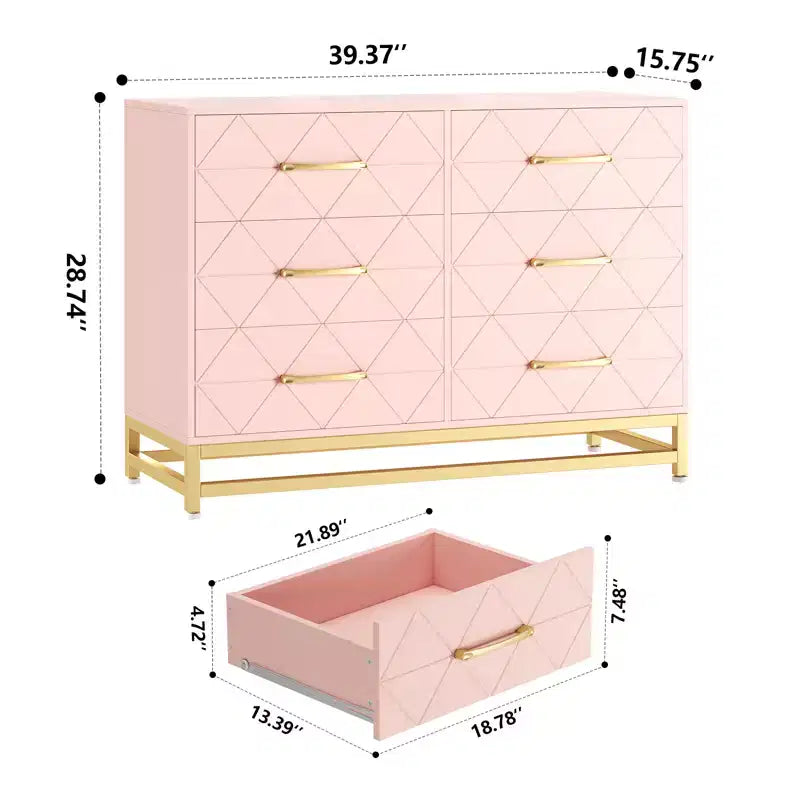 Tocadores de madera, cómodas con cajones, organizador de cómoda, cómoda para TV y mueble de almacenamiento, cómoda con cajones para dormitorio
