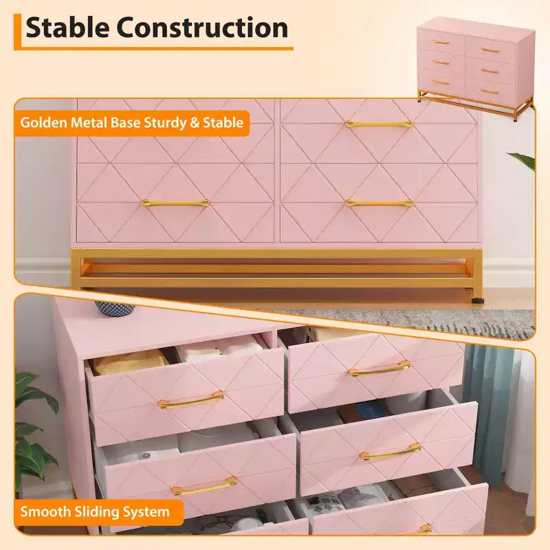 Tocadores de madera, cómodas con cajones, organizador de cómoda, cómoda para TV y mueble de almacenamiento, cómoda con cajones para dormitorio
