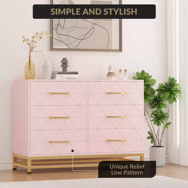 Tocadores de madera, cómodas con cajones, organizador de cómoda, cómoda para TV y mueble de almacenamiento, cómoda con cajones para dormitorio
