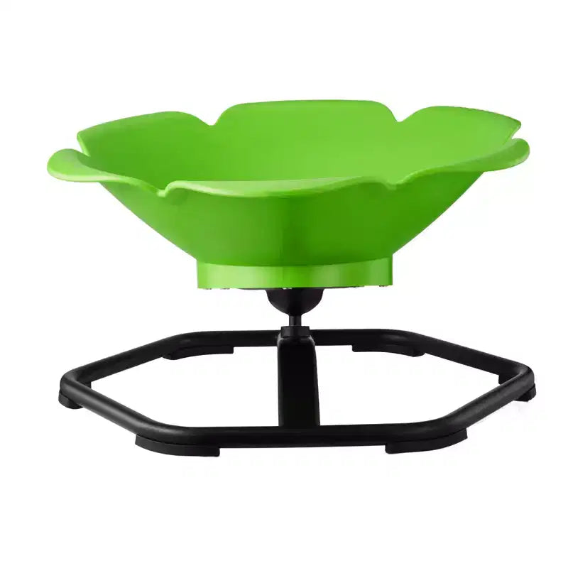 VEVOR Kids Swivel Chair, 220 lbs Capacity, Cylinder Shape Sensory Spinning Chair with Non-Slip Metal Base, Toddler Sit & Spin Seat, Green