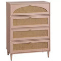Lifestorey Taylor Mid Century Modern 4 Drawer Chest Dresser