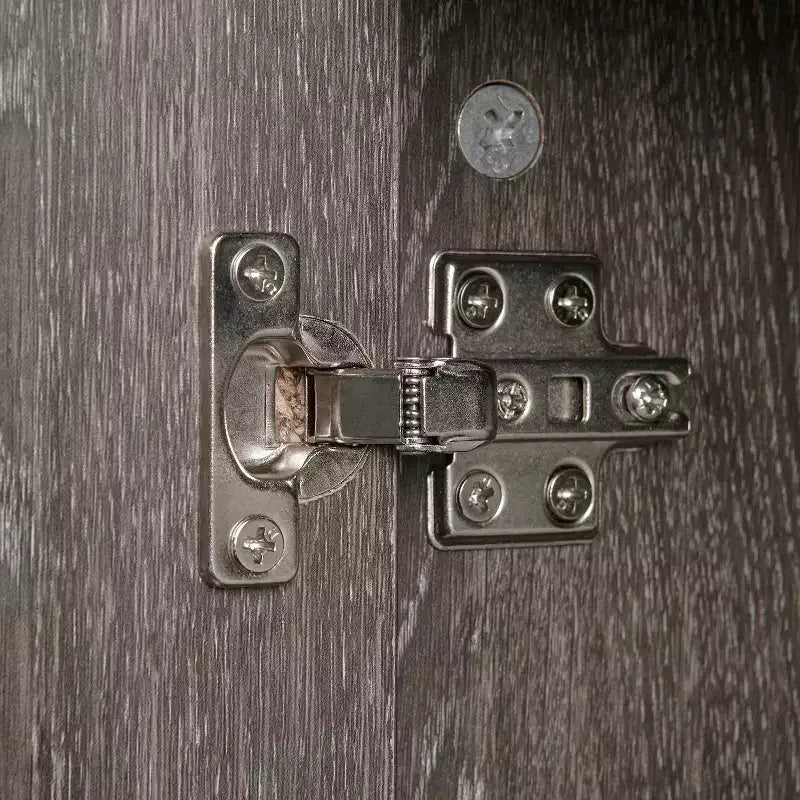 Zapatero organizador para 12 pares, mueble de almacenamiento para entrada con estantes interiores abiertos y ajustables, acabado de madera envejecida