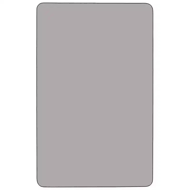 Mesa de actividades rectangular laminada térmicamente móvil de 30" ancho x 48" largo - Patas ajustables de altura estándar