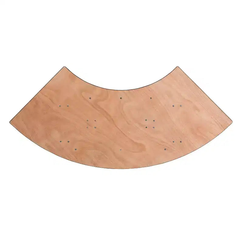 Mesa de banquete plegable de madera Serpentine de 5.5 pies x 2 pies