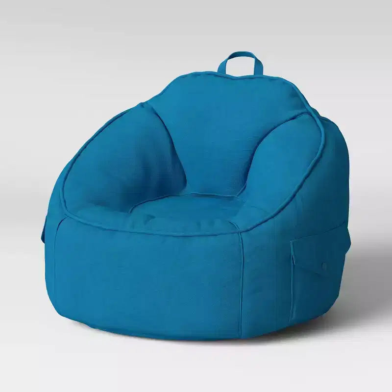 Sillón puf de lona para niños
