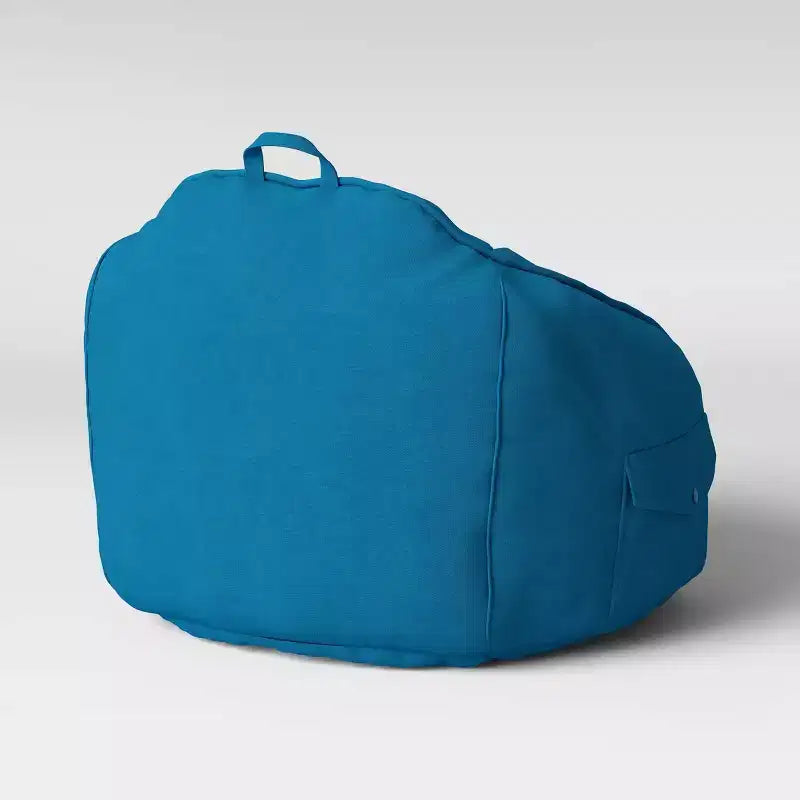 Sillón puf de lona para niños