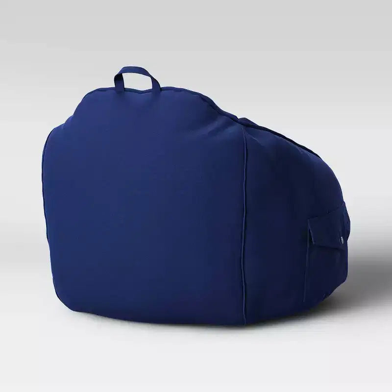 Sillón puf de lona para niños