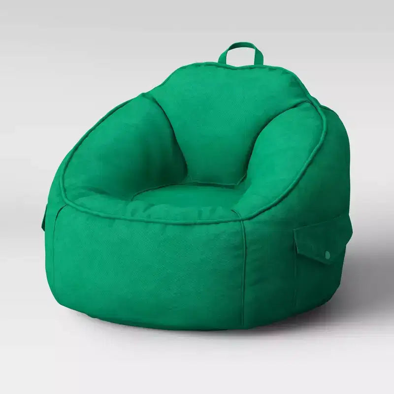 Sillón puf de lona para niños