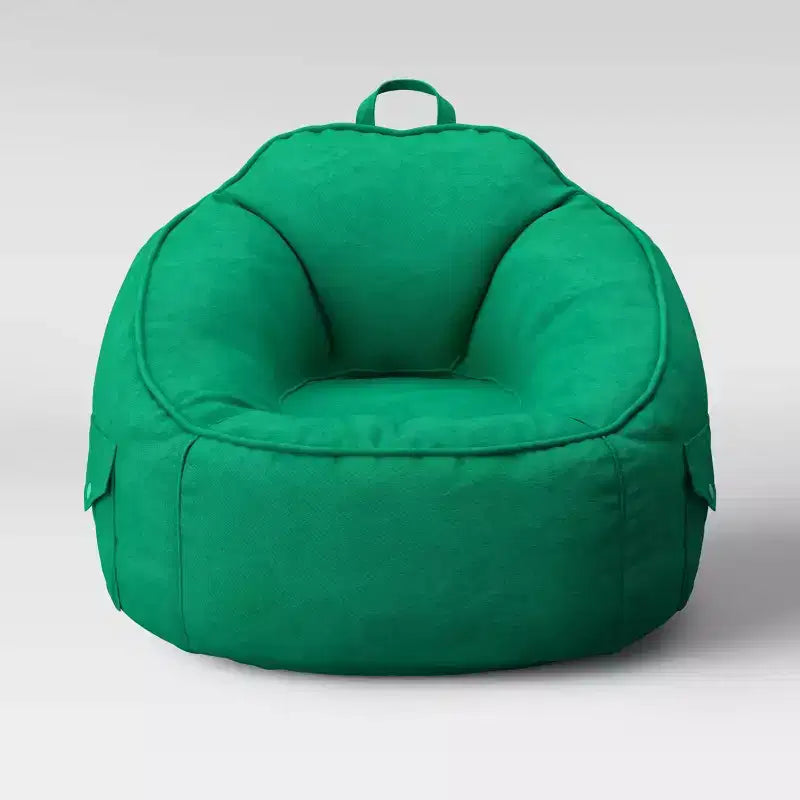 Sillón puf de lona para niños