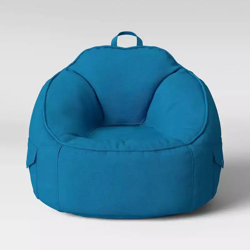 Sillón puf de lona para niños